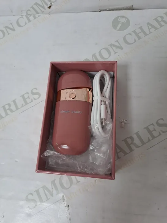 BOXED SIMPLY BEAUTY HAIRPOD DUAL HAIR REMOVER IN PINK