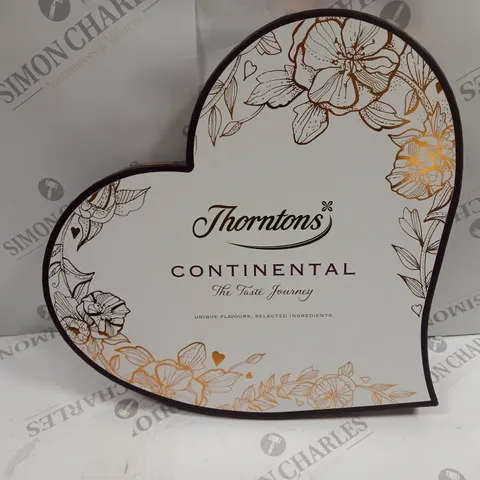 BOXED AND SEALED THORNTONS CONTINENTAL HEART BOX 517G
