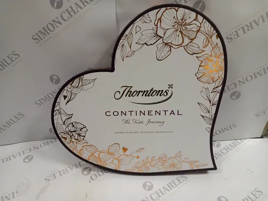 BOXED AND SEALED THORNTONS CONTINENTAL HEART BOX 517G