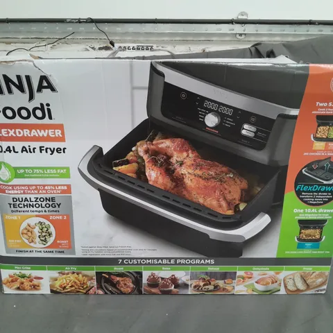 BOXED NINJA FOODI FLEXDRAWER 10.4L AIRFRYER