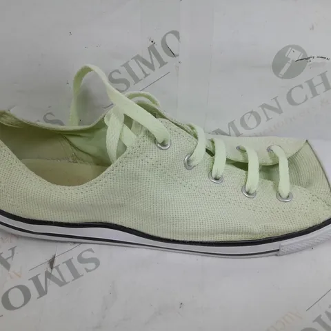 PAIR OF CONVERSE ALL STARS IN LIME GREEN - UK 8