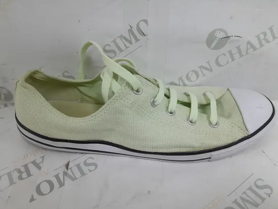 PAIR OF CONVERSE ALL STARS IN LIME GREEN - UK 8