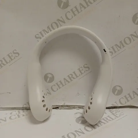 BOXED BLADELESS NECK FAN - WHITE. 