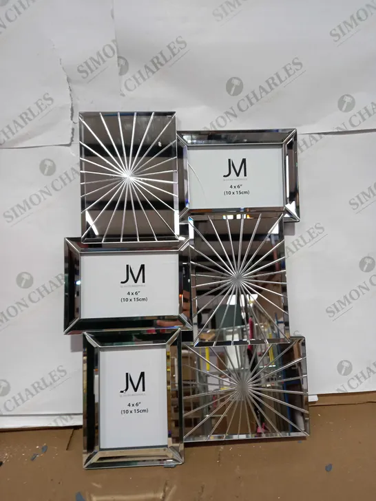 JM BY JULIEN MACDONALD TRIPLE STARBURST PHOTO FRAME