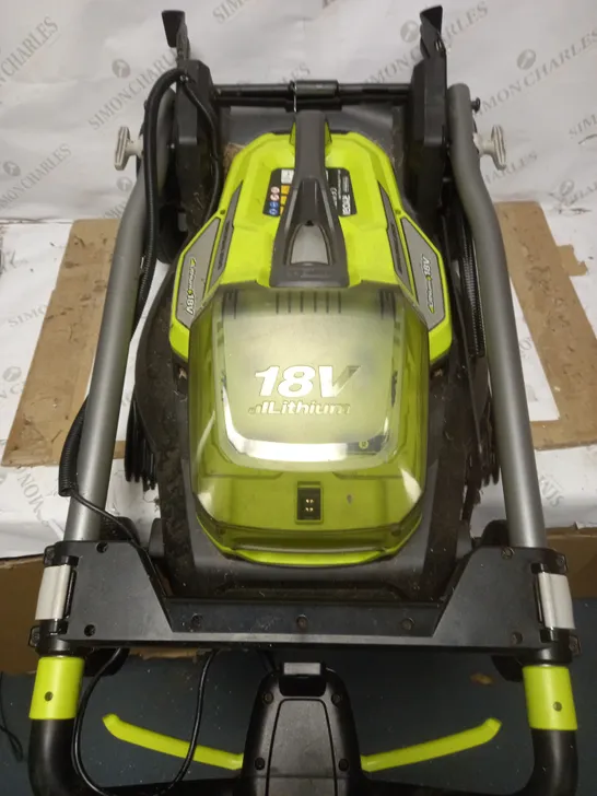 RYOBI RY18LMX40A-0 18V ONE+ CORDLESS 40CM BRUSHLESS LAWNMOWER