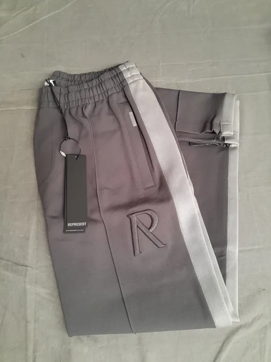 REPRESENT INITIAL TRACKSUIT PANT IN IRON GREY SIZE L