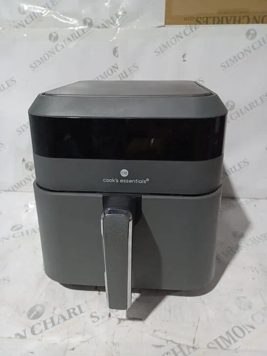 COOK'S ESSENTIALS 5.8L AIR FRYER IN SLATE GREY