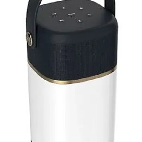 VQ HALO PORTABLE BLUETOOTH SPEAKER, POWERBANK & LANTERN BLACK