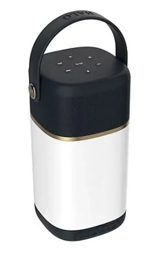 VQ HALO PORTABLE BLUETOOTH SPEAKER, POWERBANK & LANTERN BLACK