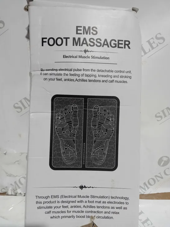 EMS FOOT MASSAGER ELECTRICL MUSCLE STIMULATION 