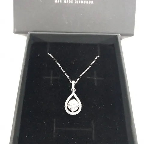 BOXED INFINITY DIAMONDS NECKLACE