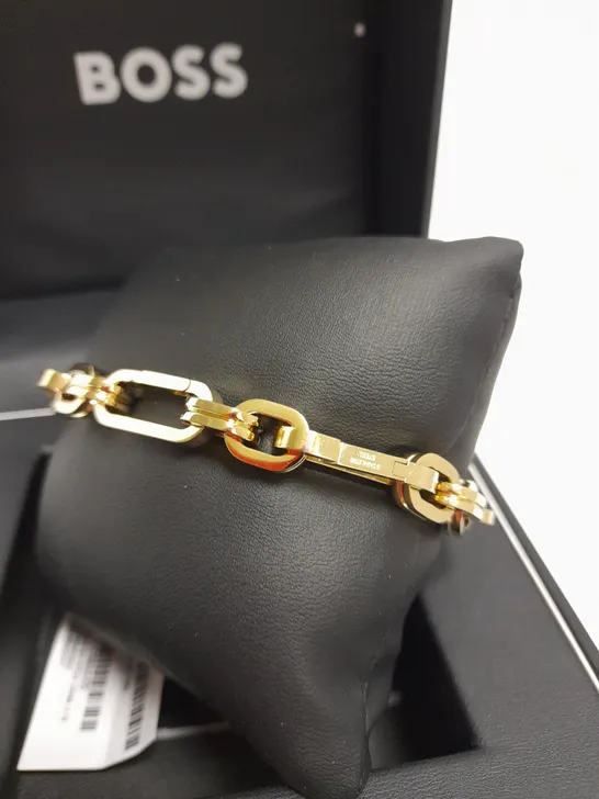 HUGO BOSS LADIES HAILEY GOLD LINK BRACELET WATCH RRP £269