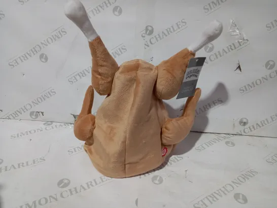 FESTIVE SINGING CHRISTMAS ANIMATED HAT - TURKEY