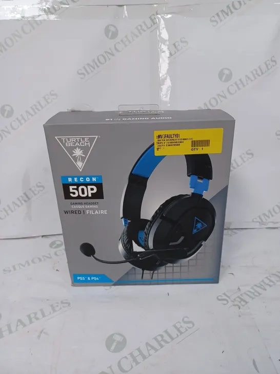 TURTLE BEACH RECON 50P WIRED PS4/PS5 GAMING HEADSET