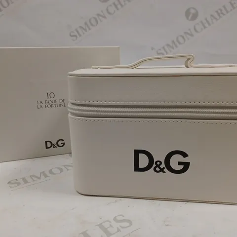 BOX OF 4 DOLCE & GABBANA WHITE EMPTY VANITY CASES 