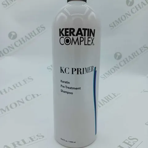 LOT OF APPROX 12 X 1000ML KERATIN COMPLEX KC PRIMER KERATIN PRE TREATMENT SHAMPOO