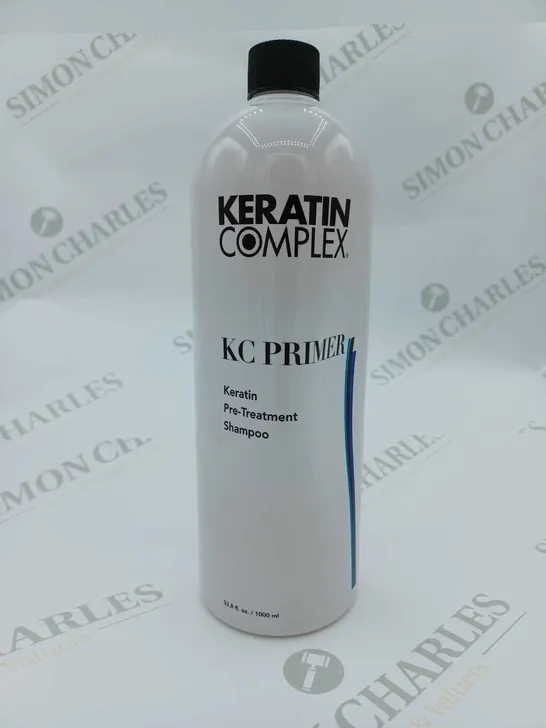 LOT OF APPROX 12 X 1000ML KERATIN COMPLEX KC PRIMER KERATIN PRE TREATMENT SHAMPOO