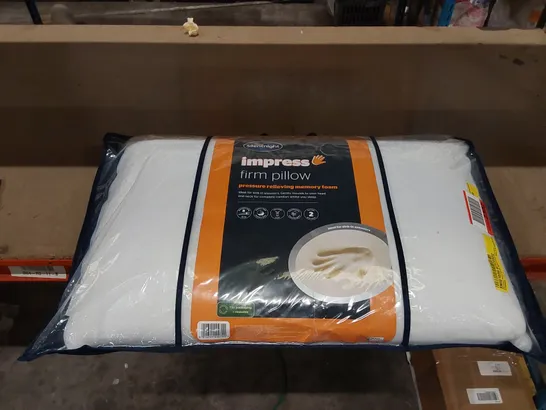 BAGGED SILENTNIGHT DELUXE IMPRESS MEMORY FOAM FIRM PILLOW 