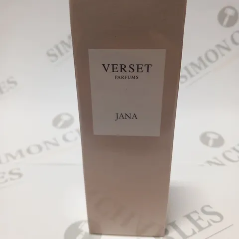 BOXED AND SEALED VERSET PARFUMS JANA EAU DE PARFUM 50ML