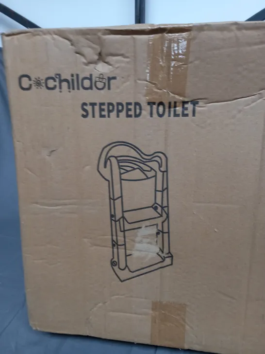 CHILDRENS STEPPED TOILET