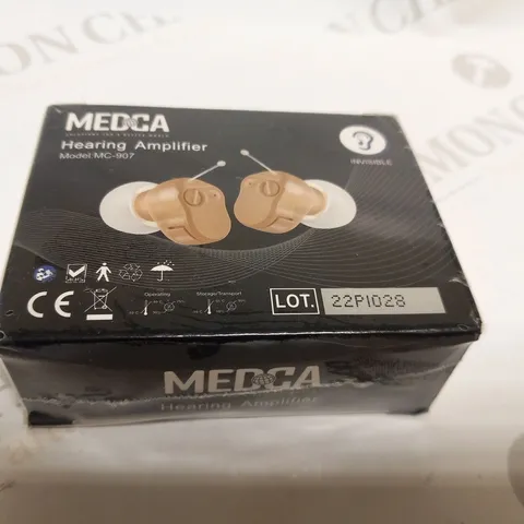 BOXED AND SEALED MEDCA HEARING AMPLIFIER MC-907