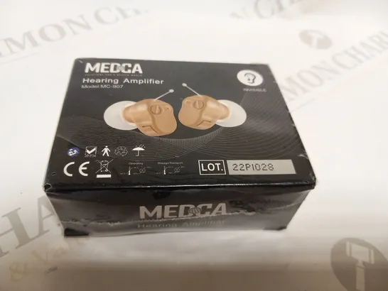 BOXED AND SEALED MEDCA HEARING AMPLIFIER MC-907