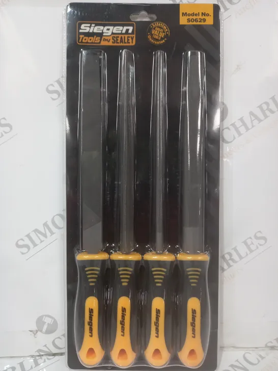 SIEGEN TOOLS BY SEALEY S0629 4 PIECE FILE SET