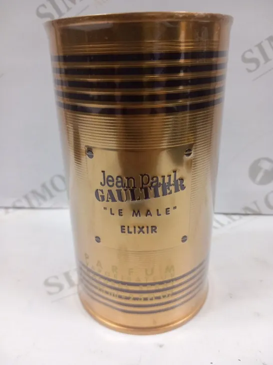 BOXED AND SEALED JEAN PAUL GAULTIER LE MALE ELIXIR PARFUMNATURAL SPRAY 75ML