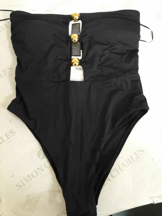 ZARA BLACK SWIMMING COSTUME - EUR LARGE 