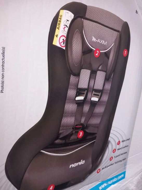 BRAND NEW BOXED NANIA MAXIM GR.0-1 0-18KG CAR SEAT