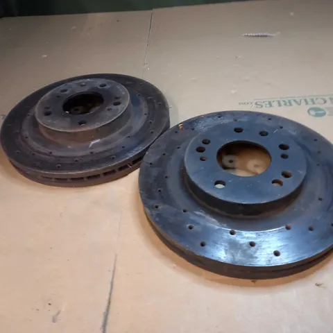 SET OF 2 BRAKE DISCS 