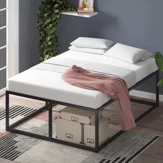 BOXED DOUBLE DEKKER MINIMAL METAL BED FRAME - 15cm HIGH (1 BOX)