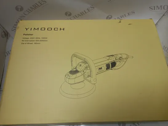 BOXED YIMOOCH MAINS POWERED POLISHER (NO LOAD SPEED 600/3000MIN) WITH ACCESSORIES AND INSTRUCTIONS