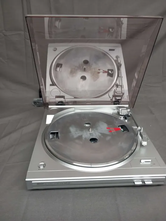 DENON DP29F SILVER TURNTABLE