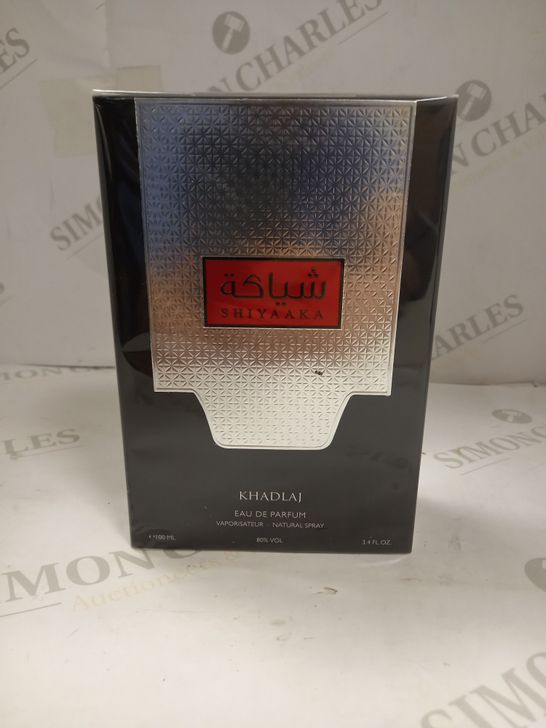 BOXED AND SEALED SHIYAAKA KHADLAJ EAU DE PARFUM 100ML