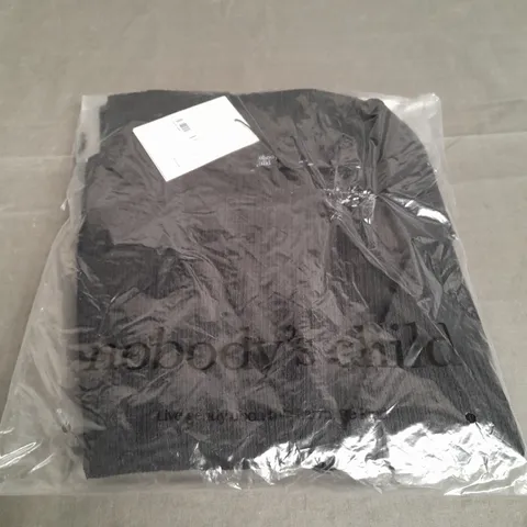 SEALED NOBODYS CHILD BLACK REED L/S TOP - UK 8 