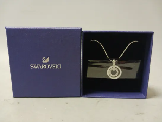 SWAROVSKI CIRCLE PENDANT NECKLESS 