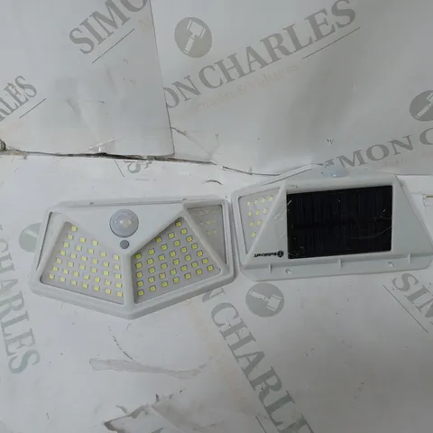 SET OF 2 SOLAR SECURITY LIGHTS