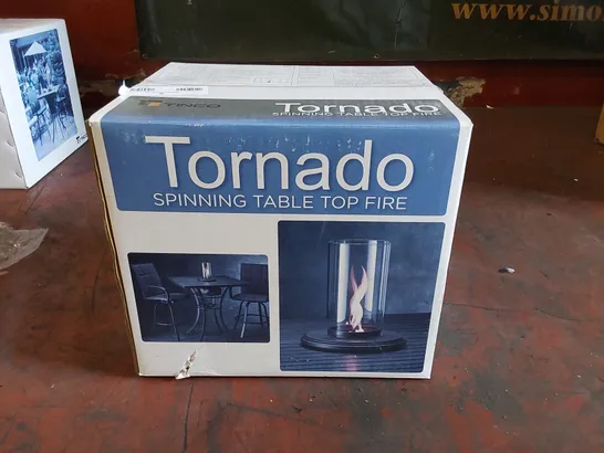 BOXED TORNADO SPINNING TABLE TOP FIRE