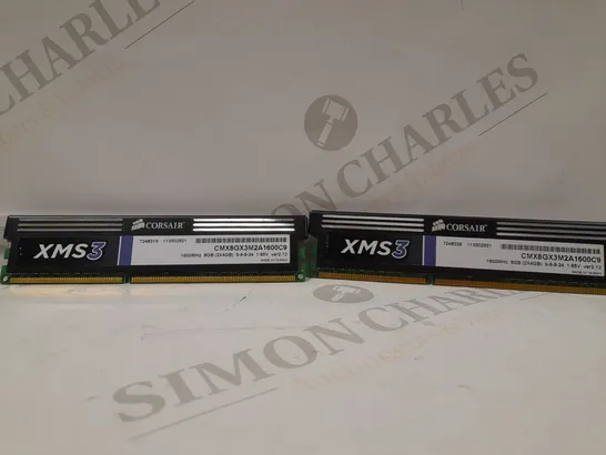 XMS3 - 8GB (2X4GB) DDR3 1600MHZ C9 MEMORY KIT