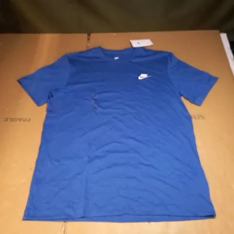 NIKE SPORTSWEAR CLUB T-SHIRT - BLUE, MEDIUM