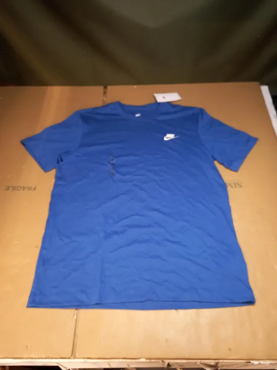 NIKE SPORTSWEAR CLUB T-SHIRT - BLUE, MEDIUM