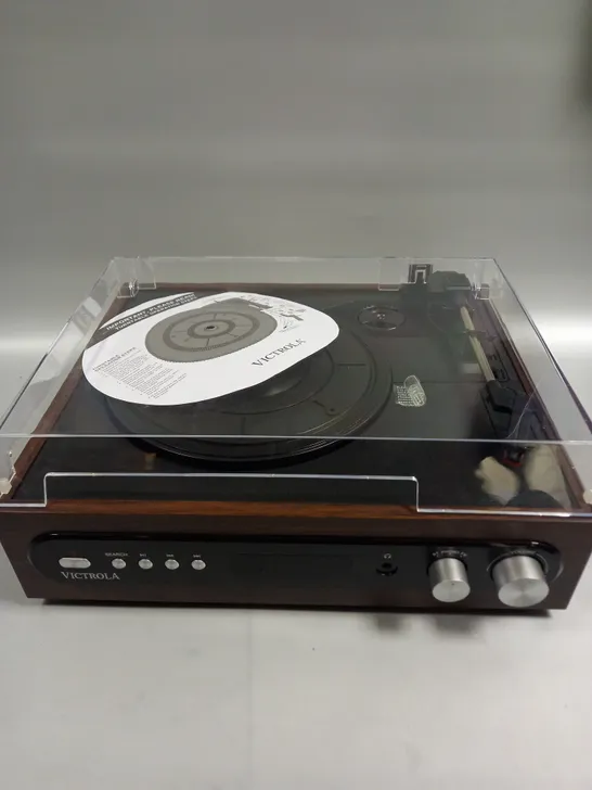 BOXED VICTROLA 4-IN-1 TURNTABLE