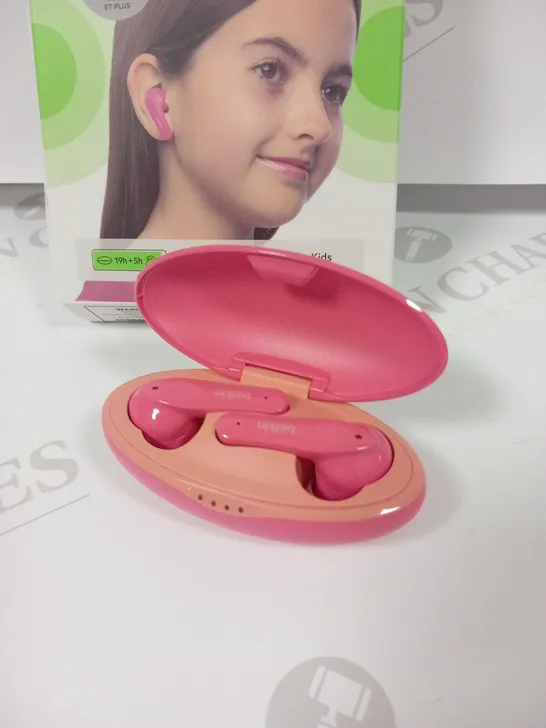 BOXED BELKIN SOUNDFORM NANO WIRELESS EARBUDS FOR KIDS