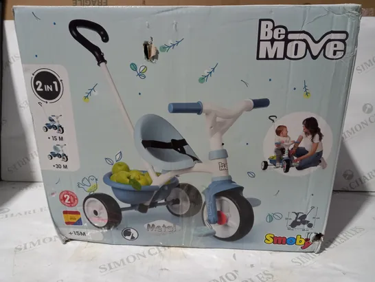 SMOBY BE MOVE TRIKE - BLUE RRP £44