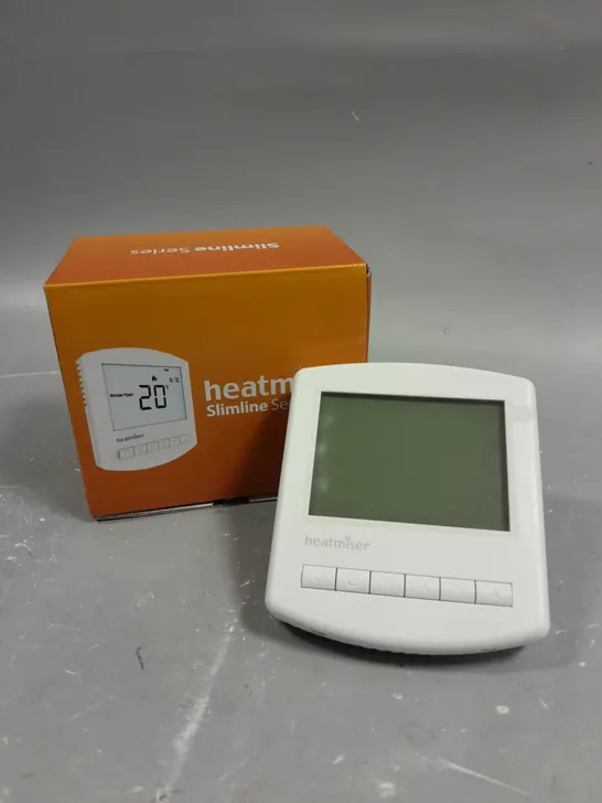 BOXED HEATMISER SLIMLINE V4 DIGITAL PROGRAMMABLE THERMOSTAT