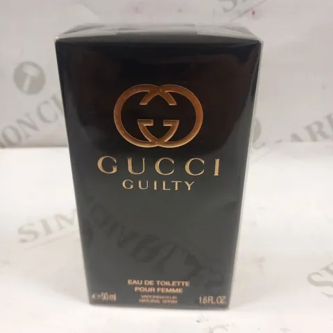 BOXED AND SEALED GUCCI GUILTY EAU DE TOILETTE POUR FEMME 50ML