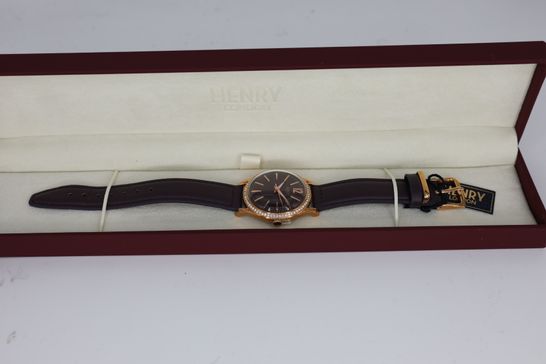 BRAND NEW BOXED HENRY LONDON HL34-SS-0198 HAMPSTEAD WATCH RRP £135