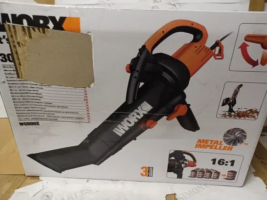 WORX 3000W GARDEN BLOWER (MODEL WG505E)