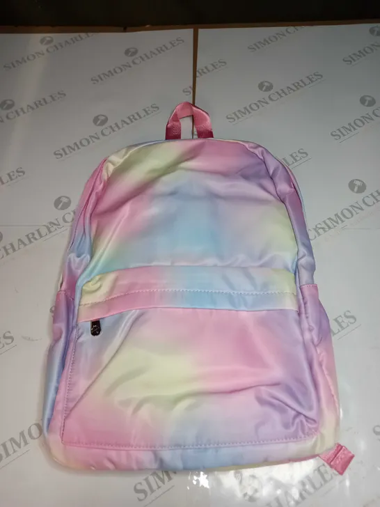 RAINBOW COLOURED BACKPACK